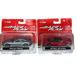 BBURAGO Race + Play Ferrari Roma & SF90 Stradale
